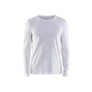 T-shirt long sleeved - White - 4XL