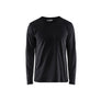 T-shirt long sleeved - Black - 4XL