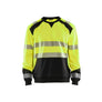Hi-Vis Sweatshirt - Hi-vis yellow/Black - 4XL