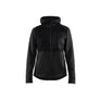 Womens's Hoodie with full-length zip - Black - L