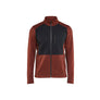 Sweatshirt Full zip - Burned Red/Black - 4XL