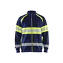 Hi-Vis Sweater - Navy blue/Hi-vis yellow - 4XL