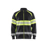 Hi-Vis Sweater - Black/Hi-vis yellow - 4XL