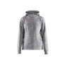 Women's hoodie 3D - Grey melange - L