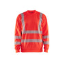 Hi-Vis Sweatshirt - Red hi-vis - 4XL