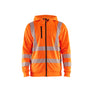 Hi-Vis Hoodie Full-zip - Orange - 4XL