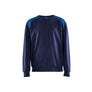 Sweatshirt - Navy blue/Cornflower blue - 4XL