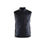 Vest warm-lined - Black/Dark grey - 4XL