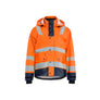 Rain jacket Hi-Vis Level 3 - Orange/Navy blue - 4XL