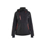 Women's Shell Jacket Stretch - Black/Red - L