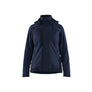 Women's Lightweight lined Winter Jacket Stretch - Dark navy/Black - L