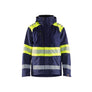 Hi-Vis Shell Jacket - Navy blue/Hi-vis yellow - 4XL