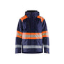 Hi-Vis Shell Jacket - Navy blue/Orange - 4XL