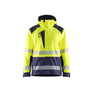 Hi-Vis Shell Jacket - Hi-vis yellow/navy blue - 4XL