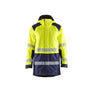 Hi-Vis Winter Parka - Hi-vis yellow/navy blue - 4XL