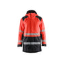 Hi-Vis Winter Parka - Red hi-vis/black - 4XL