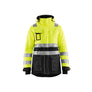 Women's Hi-vis Winter Parka - Hi-vis yellow/Black - L