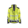 Hi-Vis Softshell jacket - Hi-vis yellow/Mid grey - 4XL