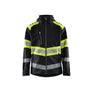 Hi-Vis Softshell Jacket - Black/Hi-vis yellow - 4XL