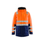 Winter Parka Hi-vis - Orange/Navy blue - 4XL
