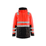 Winter Parka Hi-vis - Red hi-vis/black - 4XL