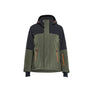 STRIKER Women's Winter Jacket Stretch - Forest Green/Rust - L