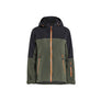 STRIKER Women's Shell Jacket Stretch - Forest Green/Rust - L
