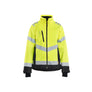 Women's Hi-Vis Shell Jacket - Hi-vis yellow/Black - L