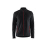 Microfleece Jacket - Black/Red - 4XL