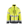 Hi-Vis Lightweight lined Winter Jacket - Hi-vis yellow/Mid grey - 4XL