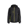 Shell jacket - Black/Hi-vis yellow - 4XL