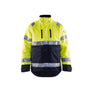 Hi-Vis Winter Jacket - Hi-vis yellow/navy blue - L