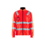 Hi-Vis Fleece Jacket - Red hi-vis - 4XL