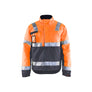 Hi-Vis winter jacket - Hi-Vis Orange/Mid grey - 4XL