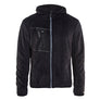 Furry Pile Jacket - Black/silver - S