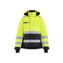 Women's Hi-Vis Winter Jacket - Hi-vis yellow/Black - L