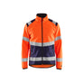 Hi-Vis Softshell jacket - Orange/Navy blue - 4XL