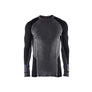 Socks and Boxers top WARM 100% merino - Mid grey/Black - 4XL