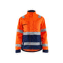 Women's Hi-Vis jacket - Orange/Navy blue - L