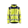 Knitted Hi-Vis jacket - Hi-vis yellow/navy blue - 4XL