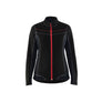 Women's micro fleece Jacket - Black/Red - L