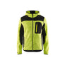 Knitted jacket - Hi-vis yellow/Black - 4XL