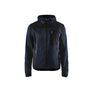 Knitted jacket - Dark navy/Black - 4XL