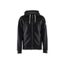 Hoodie with pile lining - Black - 4XL