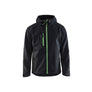 Pro Softshell Jacket - Black/Green - 4XL