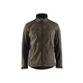 Softshell Jacket - Dark olive green/Black - 4XL