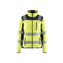 Women's Hi-Vis knitted jacket - Hi-vis yellow/Black - L
