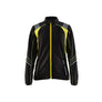 Women's microfleece jacket - Black/Hi-vis yellow - L