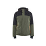STRIKER Winter Jacket Stretch - Forest Green/Rust - 4XL