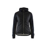 Women's hybrid jacket - Dark navy/Black - L